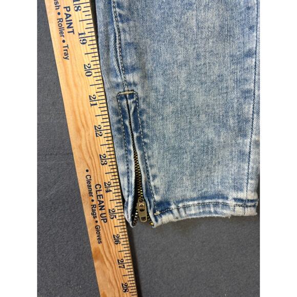Women’s American Eagle Ne(x)t Level Stretch Light Wash Ripped Jeans Size 6 R - Picture 11 of 12